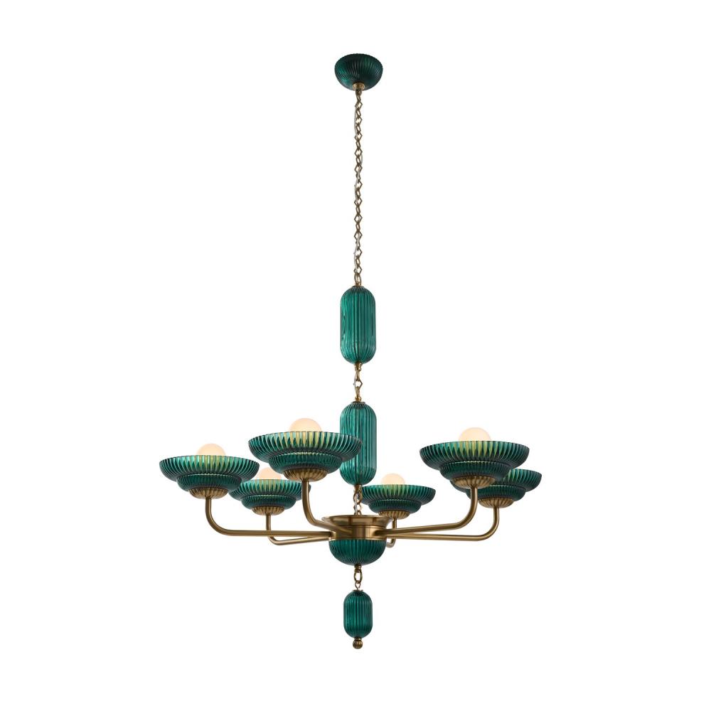 Verde 6 Lt Chandelier