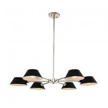 Kalco 514172BPN - Bruno 6 Light Chandelier