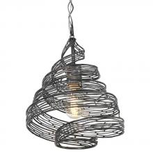 Varaluz 240P01SL - Flow 1-Lt Twist Mini Pendant - Steel