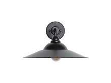 Golden 5096-OWL15 BLK-BLK - Croma - 15" Wall Light- Outdoor