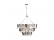 Golden 6007-32 AGS-SPG - Cascada - 32" Chandelier