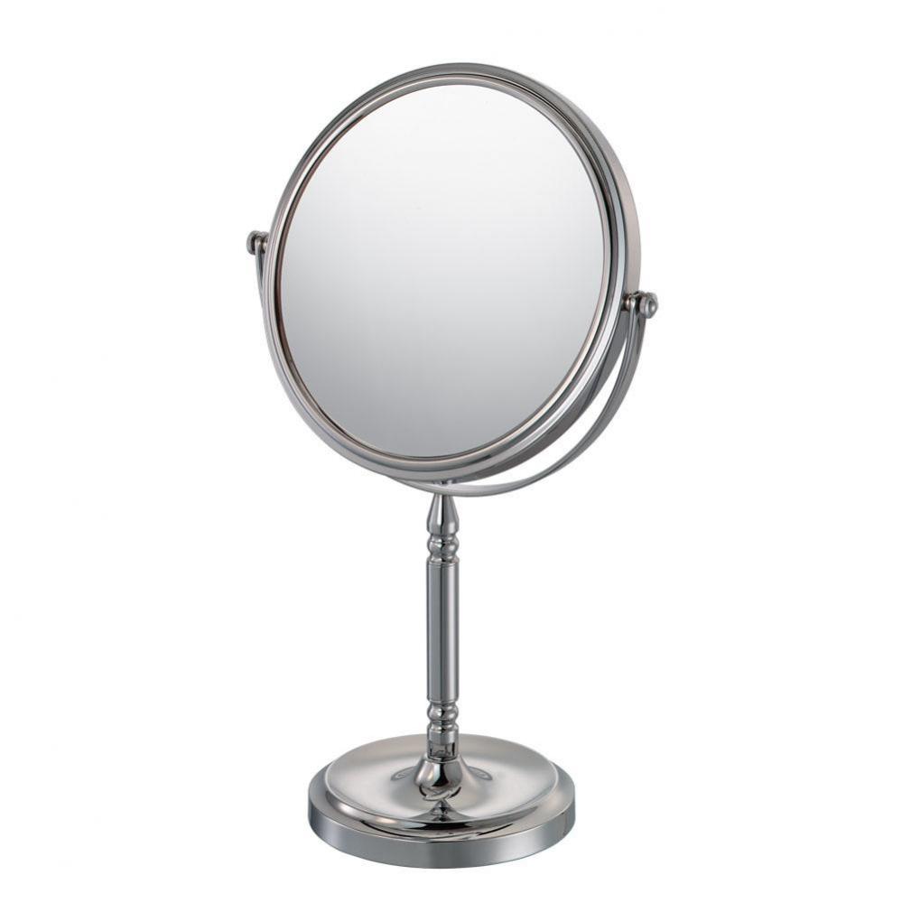 Recessed Base Free Standing Mirror  5X/1X