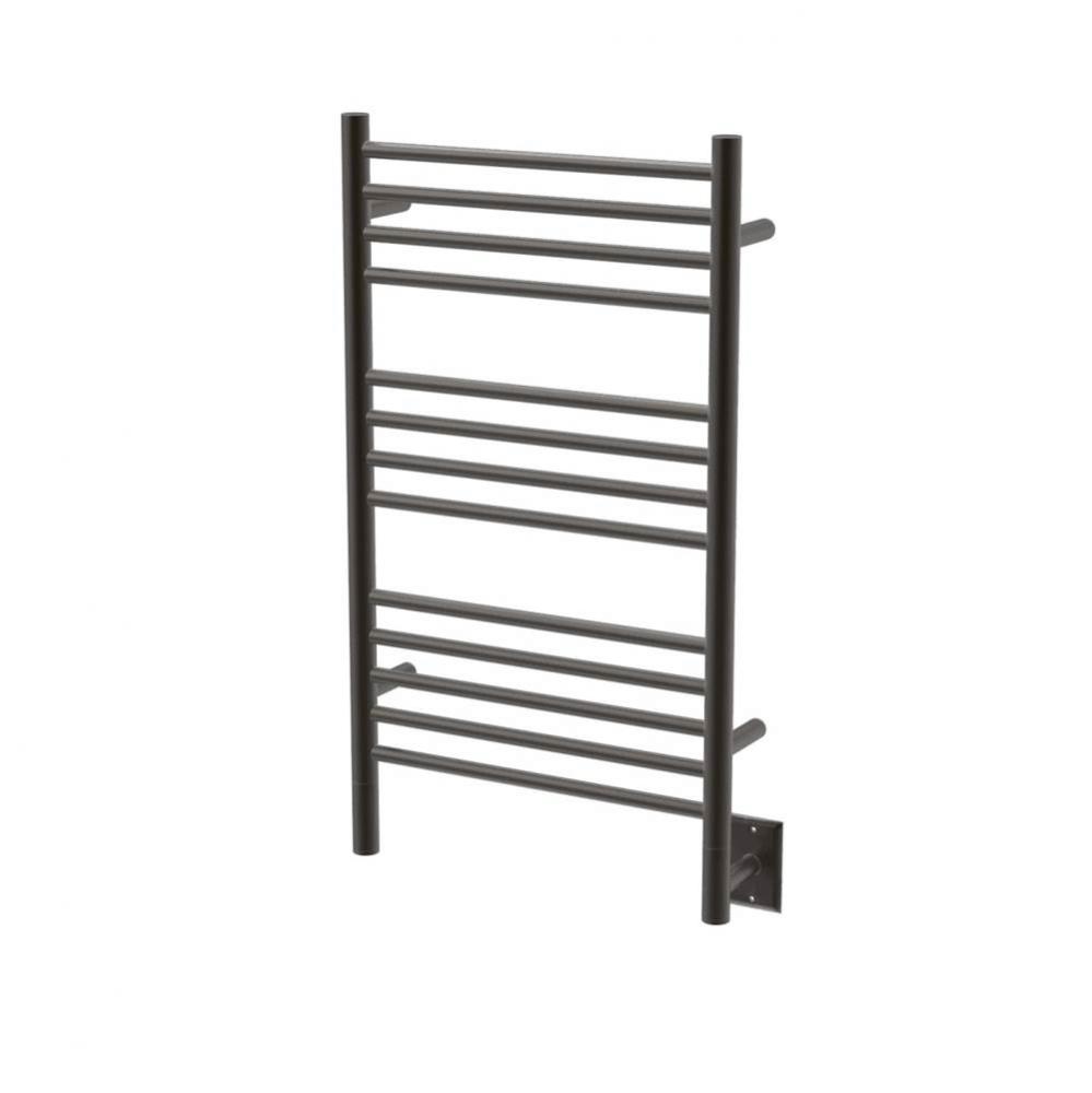 Jeeves Model C Straight 16'' Wide 13 Bar Hardwired Towel Warmer in Oil Rubbed Bronze