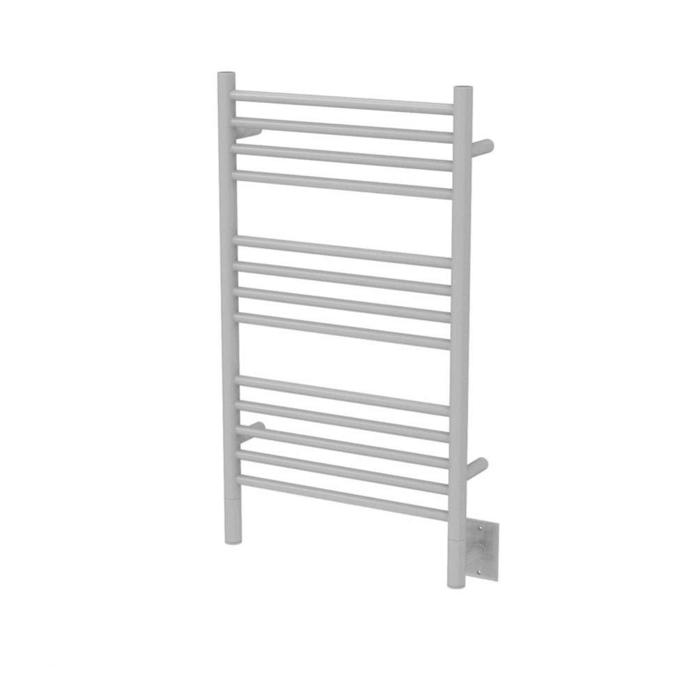 Jeeves Model C Straight 16'' Wide 13 Bar Hardwired Towel Warmer in White