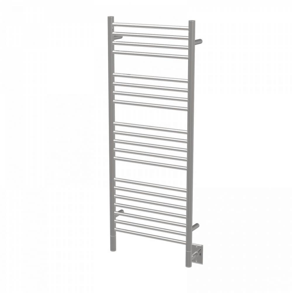 Jeeves Model D Straight 12'' Wide 20 Bar Hardwired Towel Warmer in Polished