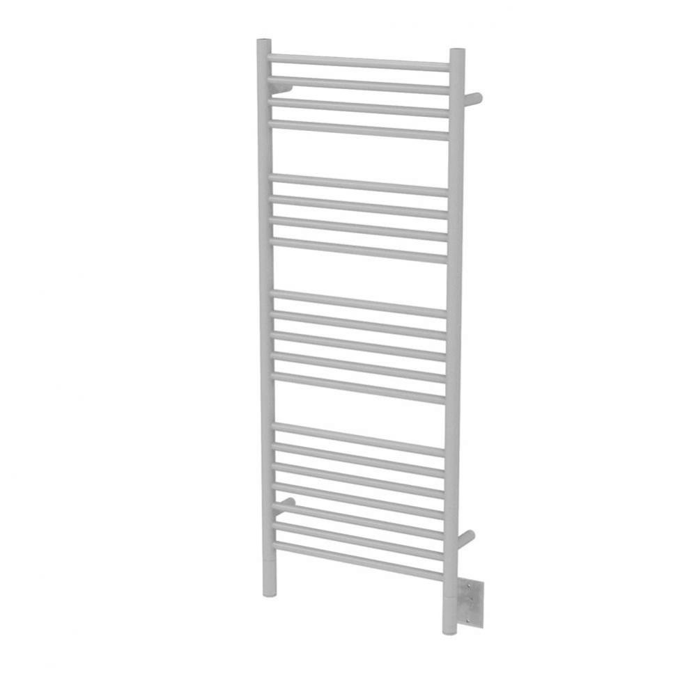 Jeeves Model D Straight 16'' Wide 20 Bar Hardwired Towel Warmer in White