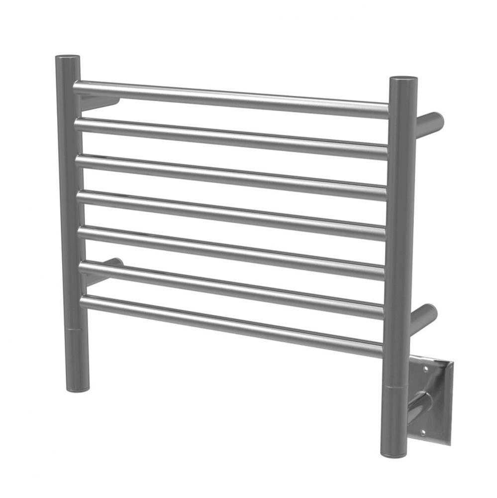 Jeeves Model H Straight 16'' Wide 7 Bar Hardwired Towel Warmer In Brushed