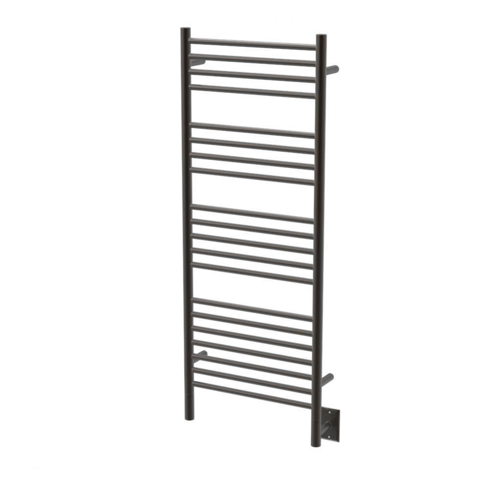 Jeeves Model D Straight 20 Bar Hardwired Towel Warmer in Oil Rubbed Bronze