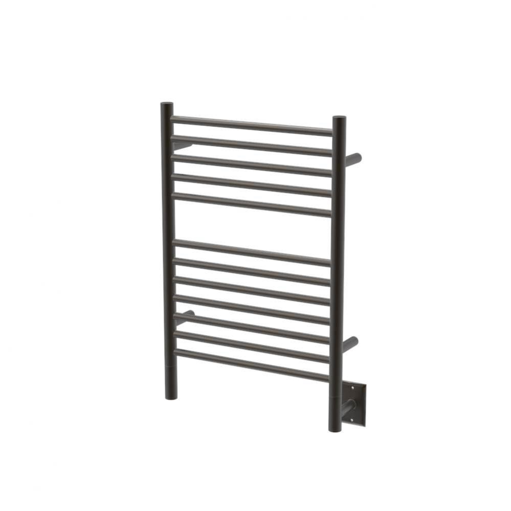 Jeeves Model E Straight 12 Bar Hardwired Towel Warmer in Oil Rubbed Bronze