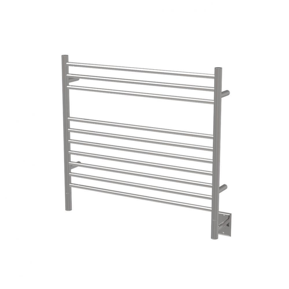 Jeeves Model K Straight 10 Bar Hardwired Towel Warmer in Polished