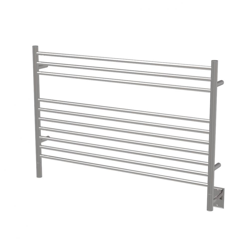 Jeeves Model L Straight 10 Bar Hardwired Towel Warmer in Polished