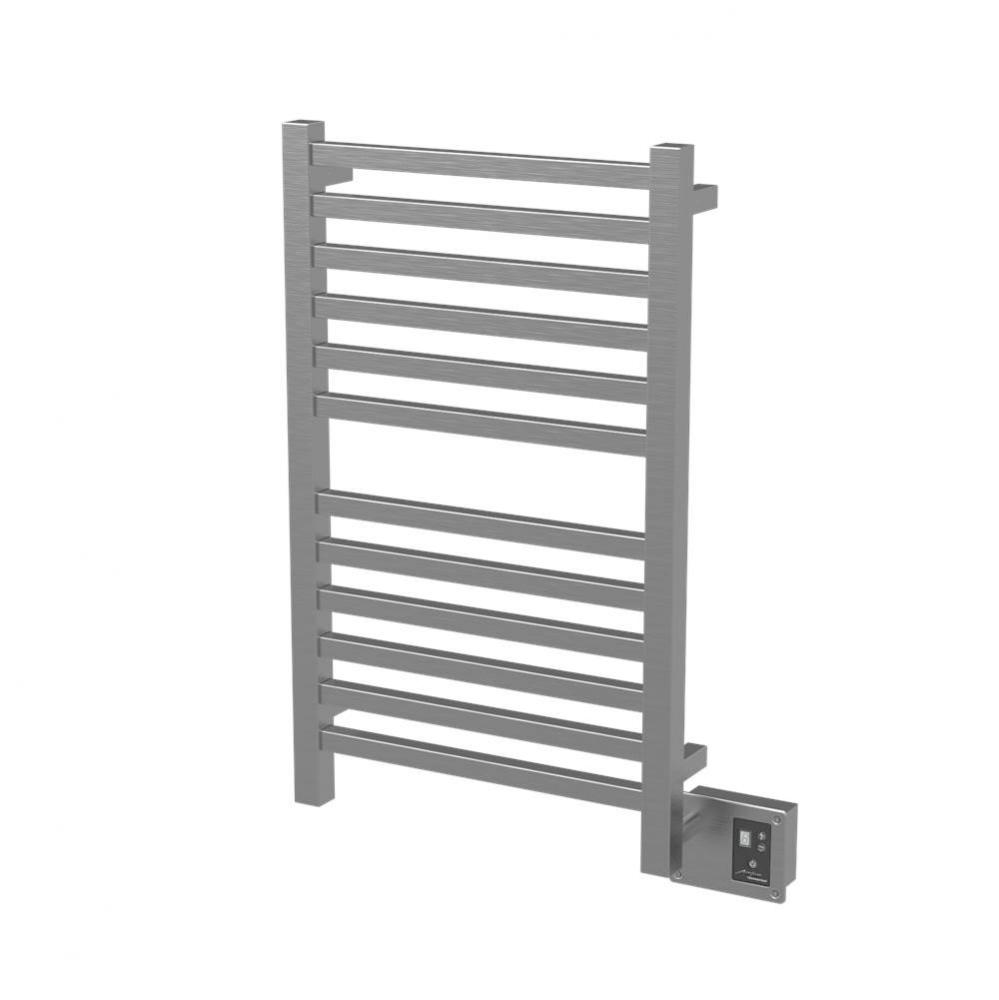 Amba Quadro 20-1/2-Inch x 33-1/4-Inch Towel Warmer, Brushed