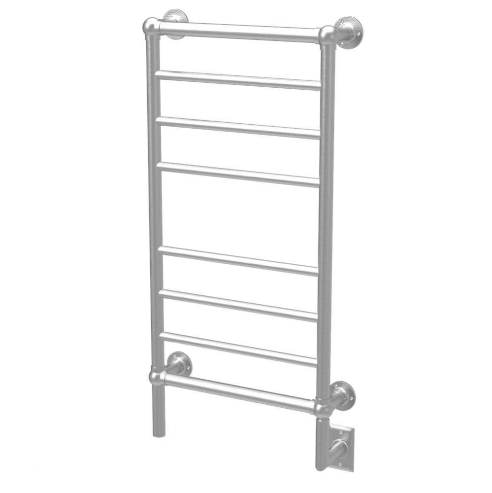 Traditional Model T-2040 8 Bar Hardwired Towel Warmer in Brushed Nickel