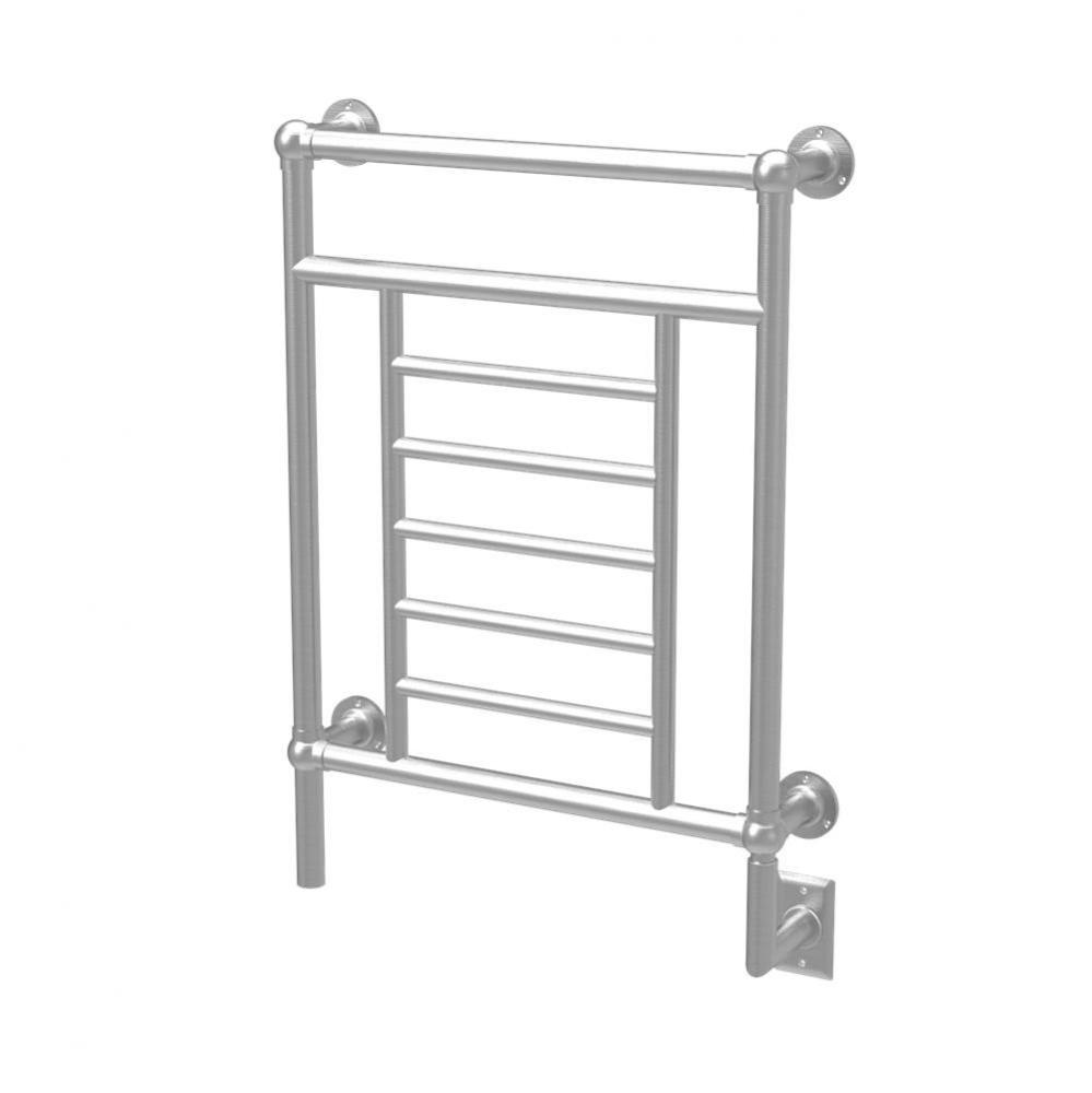 Traditional Model T-2536 8 Bar Hardwired Towel Warmer in Brushed Nickel