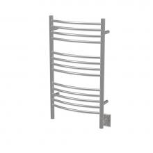 Amba Products CCP-16 - Jeeves Model C Curved 16'' Wide 13 Bar Hardwired Towel Warmer in Polished