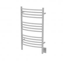 Amba Products CCW-16 - Jeeves Model C Curved 16'' Wide 13 Bar Hardwired Towel Warmer in White