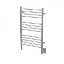 Amba Products CSP-16 - Jeeves Model C Straight 16'' Wide 13 Bar Hardwired Towel Warmer in Polished