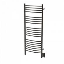 Amba Products DCO-16 - Jeeves Model D Curved 16'' Wide 20 Bar Hardwired Towel Warmer in Oil Rubbed Bronze