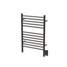 Amba Products ESO-24 - Jeeves Model E Straight 24'' Wide 12 Bar Hardwired Towel Warmer in Oil Rubbed Bronze