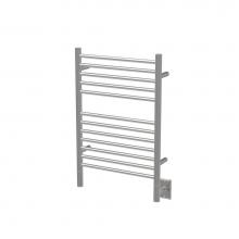 Amba Products ESP-24 - Jeeves Model E Straight 24'' Wide 12 Bar Hardwired Towel Warmer in Polished