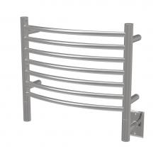 Amba Products HCP-16 - Jeeves Model H Curved 16'' Wide 7 Bar Hardwired Towel Warmer in Polished