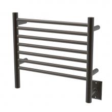 Amba Products HSO-16 - Jeeves Model H Straight 16'' Wide 7 Bar Hardwired Towel Warmer in Oil Rubbed Bronze