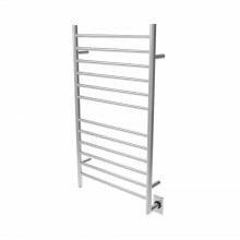 Amba Products RWHL-SMB - Radiant Large Hardwired + Plug-in Combo Straight 12 Bar Towel Warmer in Matte Black