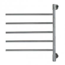 Amba Products J-D005P - Swivel Jack Model D005 5 Bar Plug-in Towel Warmer in Polished