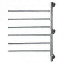 Amba Products J-D006B - Swivel Jack Model D006 6 Bar Plug-in Towel Warmer in Brushed