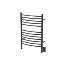 Amba Products ECO - Jeeves Model E Curved 12 Bar Hardwired Towel Warmer in Oil Rubbed Bronze