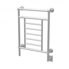 Amba Products T-2536BN - Traditional Model T-2536 8 Bar Hardwired Towel Warmer in Brushed Nickel