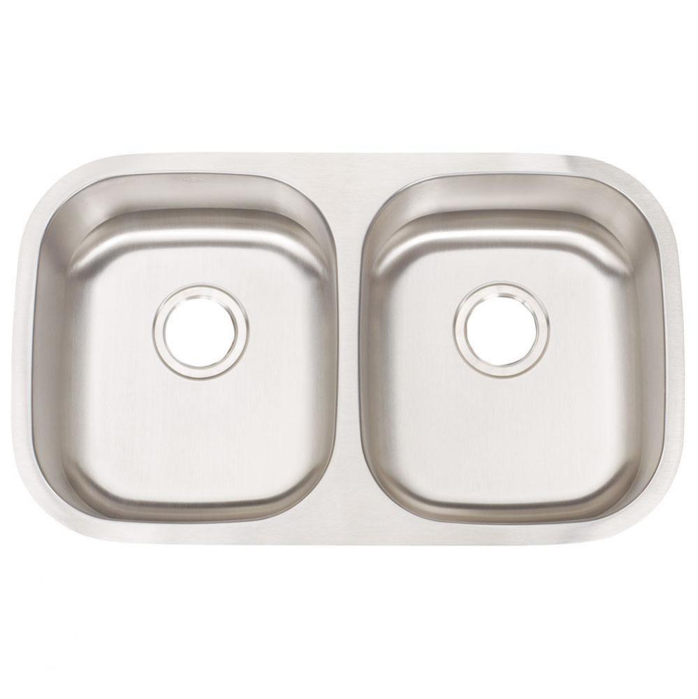 Double bowl DELUXE pack 16ga Stainless sink