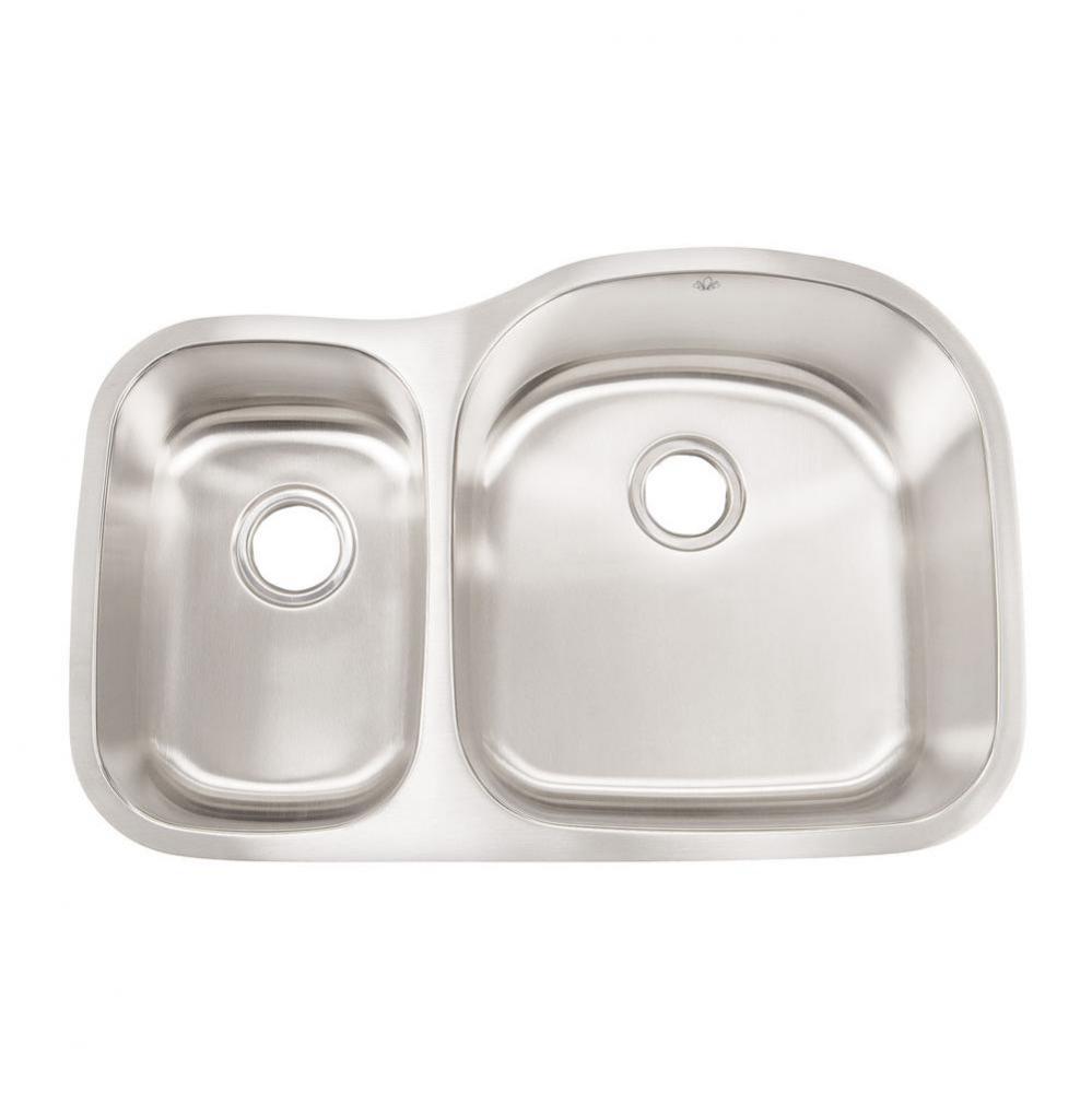 Double bowl DELUXE pack 16ga Stainless sink