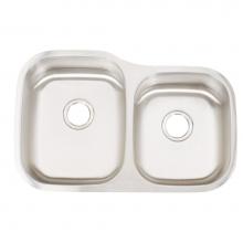 Artisan Manufacturing AR3221D108-B - Double bowl Bulk pack 16ga Stainless sink