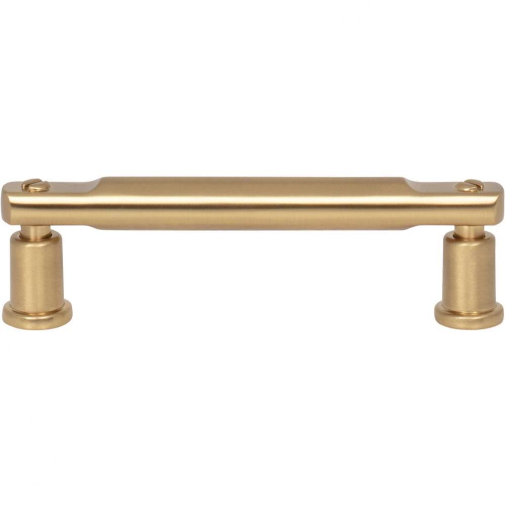 Everitt Pull 3 3/4 Inch (c-c) Warm Brass