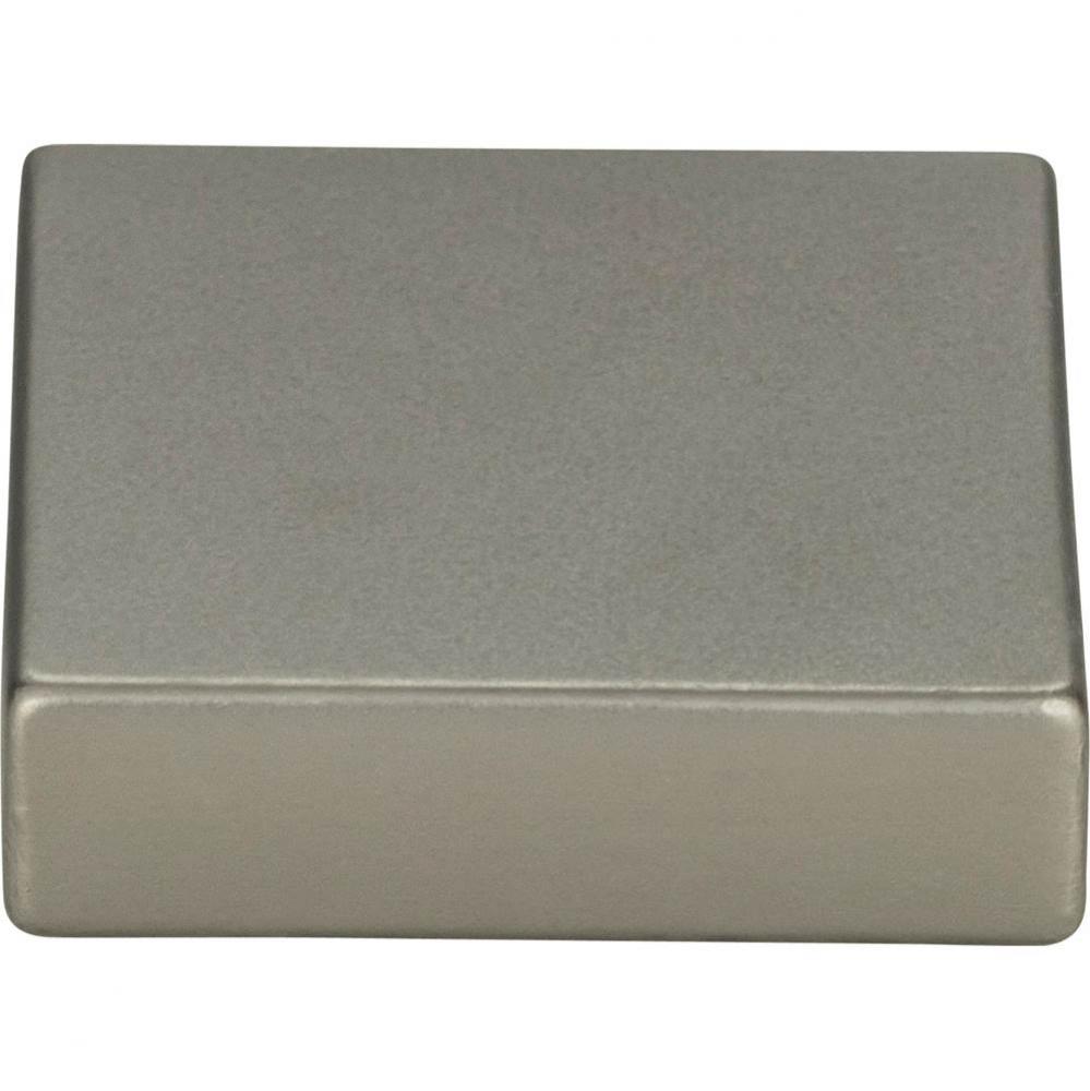 Thin Square Knob 1 1/4 Inch Slate