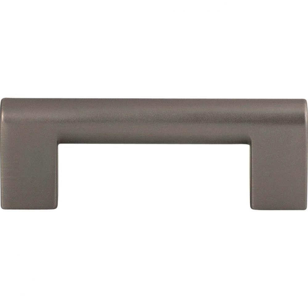 Round Rail Pull 3 Inch (c-c) Slate