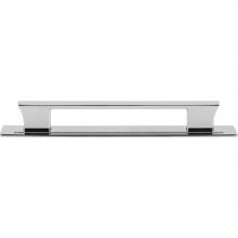 Atlas A6004-CH - Zander Pull and Backplate 6 5/16 Inch (c-c) Polished Chrome