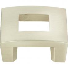 Atlas 255-BRN - Centinel Square Knob 1 1/4 Inch (c-c) Brushed Nickel