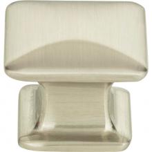 Atlas 322-BRN - Alcott Square Knob 1 1/4 Inch Brushed Nickel