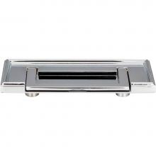 Atlas 381-CH - Campaign Rope Drop Pull 3 Inch (c-c) Polished Chrome