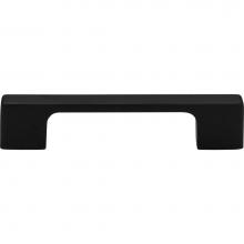 Atlas A836-BL - Thin Square Pull 3 3/4 Inch (c-c) Matte Black