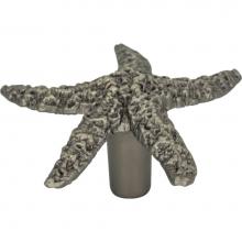 Atlas 142-P - Starfish Knob 2 Inch Pewter