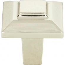 Atlas 283-PN - Trocadero Small Square Knob 1 Inch Polished Nickel