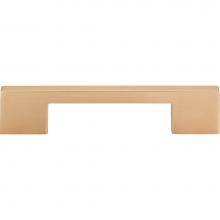 Atlas A867-CM - Thin Square Pull 5 1/16 Inch (c-c) Champagne