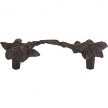 Atlas 2202-O - Vineyard Leaf Pull 3 Inch (c-c) Aged Bronze