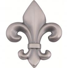 Atlas 4006-P - Fleur de lys Knob 2 1/4 Inch Pewter