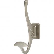 Atlas LGH-BRN - Legacy Bath Double Hook  Brushed Nickel