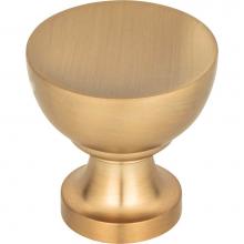 Atlas 328-CM - Shelley Round Knob 1 1/4 Inch Champagne