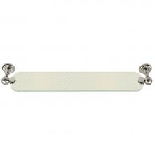 Atlas EMMSF-BRN - Emma Bath Glass Shelf 24 Inch Brushed Nickel